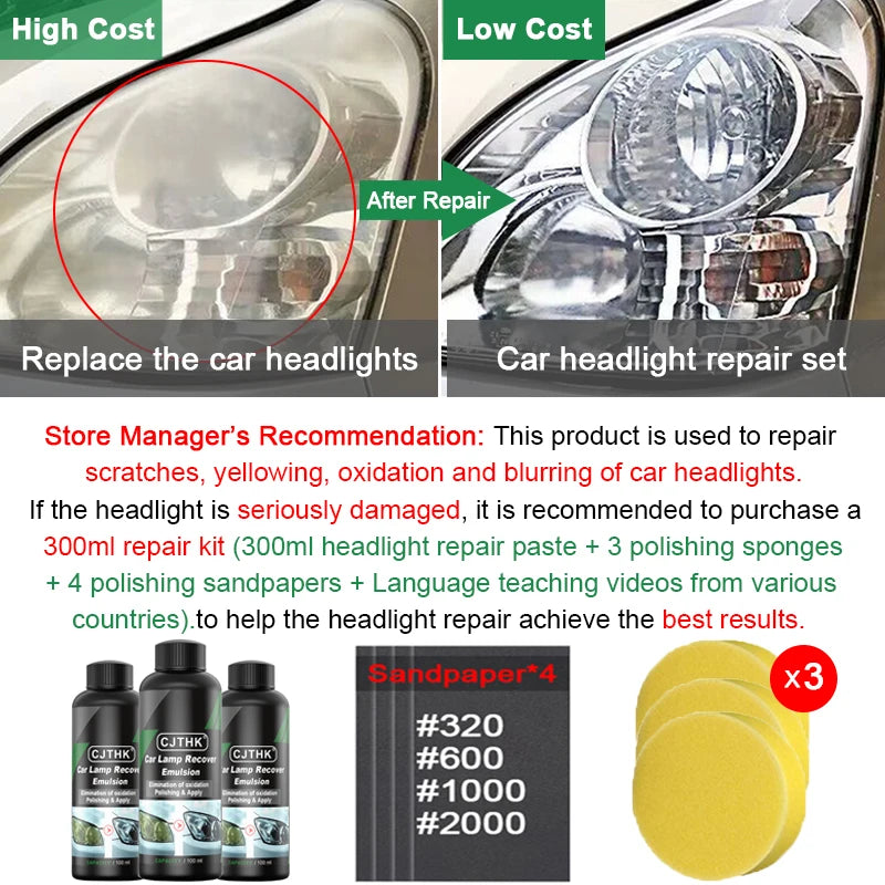 Headlight Restoration Kit